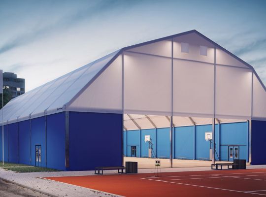 Sports arena tents